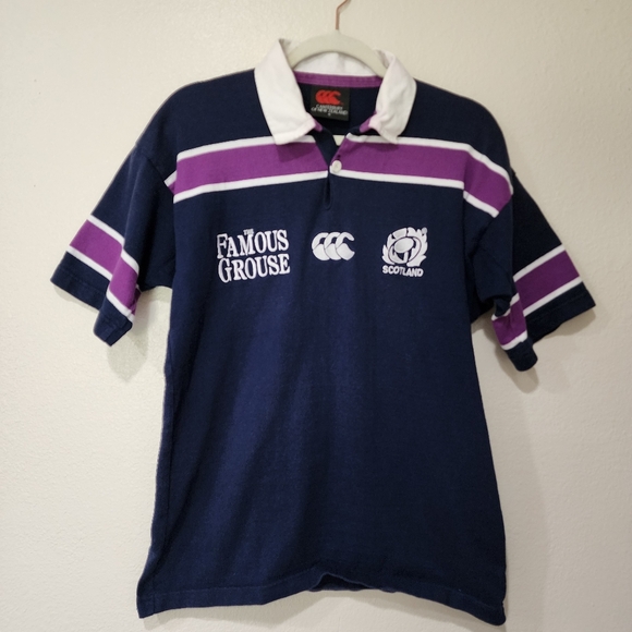 Vintage Canterbury of New Zealand 2000 2002 Scotland Rugby Home Jersey size Med - Picture 1 of 7